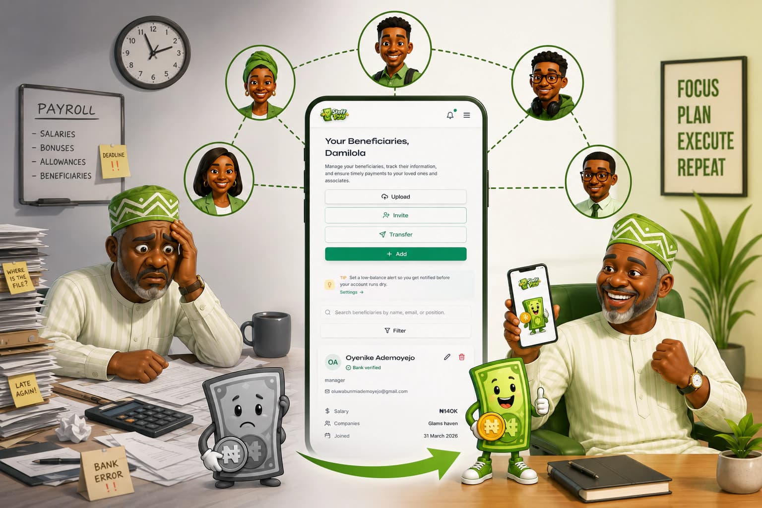 Illustration for employer of record and cross-border hiring structure